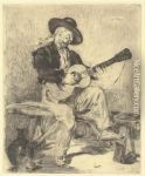 Le Chanteur Espagnol Oil Painting - Edouard Manet