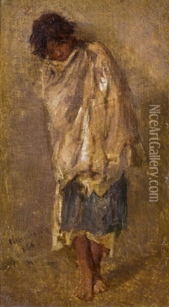 Zigeunermadchen Oil Painting - August Xaver Carl von Pettenkofen