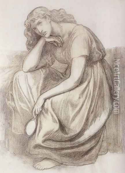 Desdemona Oil Painting - Dante Gabriel Rossetti