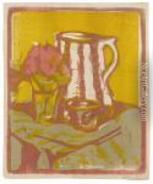 Stilleben Oil Painting - Ernst Ludwig Kirchner
