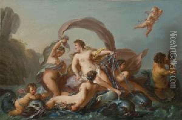 The Birth Of Venus Oil Painting - Jean-Baptiste-Marie Pierre