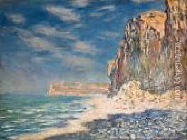Falaise Pres De Fecamp Oil Painting - Claude Oscar Monet