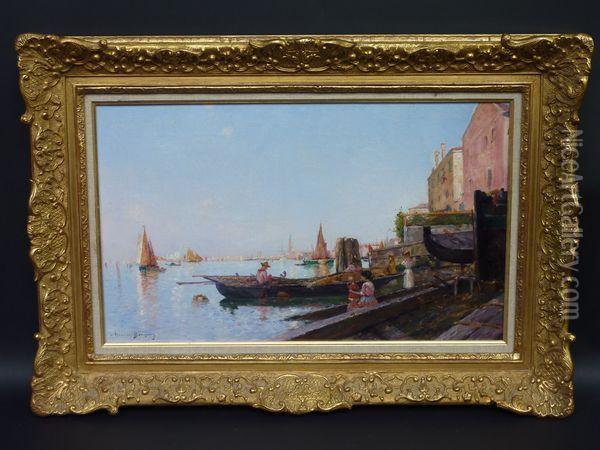  Venise  Oil Painting - Maurice Bompard