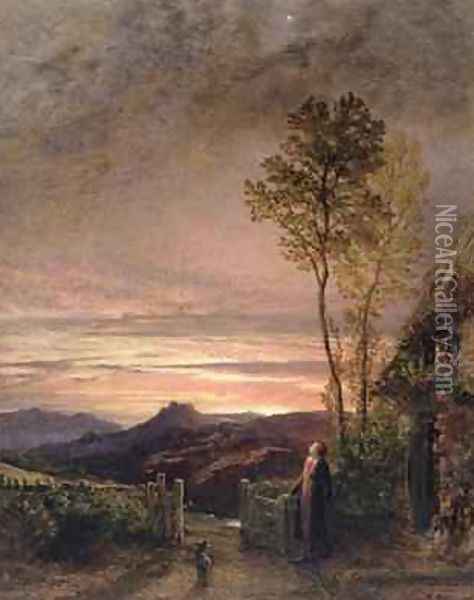 The Rising of the Skylark Oil Painting - Samuel Palmer