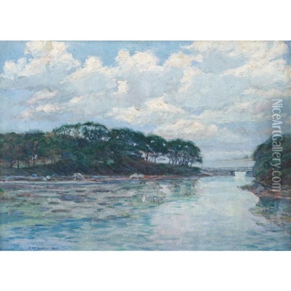 Ebbing Tide Oil Painting - Clifford Warren Ashley