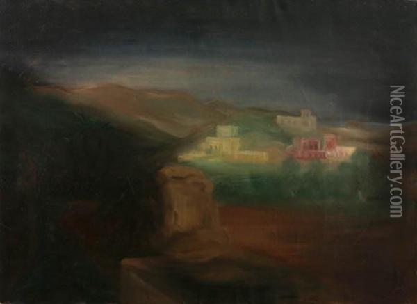 Gran Canaria Oil Painting - Zdenek Rykr