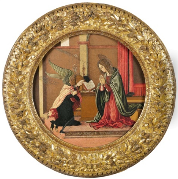 Die Verkundigung An Maria Oil Painting - Filippo (Filippino) Lippi