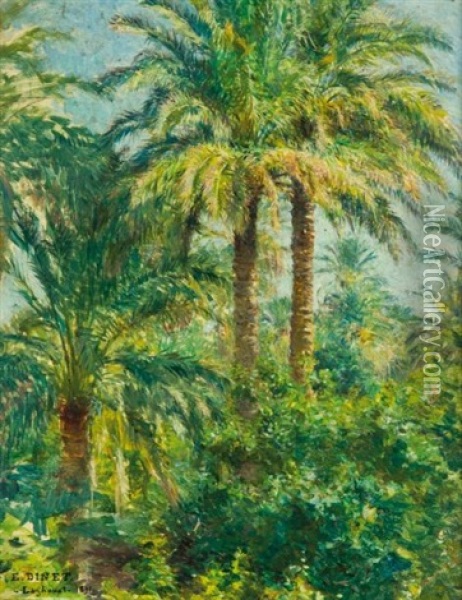 Palmeraie De Laghouat Oil Painting - Alphonse Etienne Dinet
