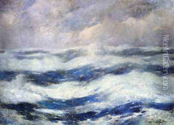 The Sky and the Ocean Oil Painting - Emil Carlsen