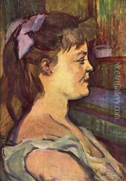 House Woman Oil Painting - Henri De Toulouse-Lautrec