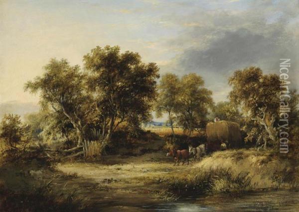 The Haywain Oil Painting - James Stark