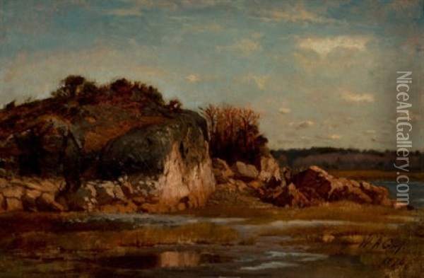 South Shore (white Head, Cohasset) Oil Painting - Winckworth Allan Gay