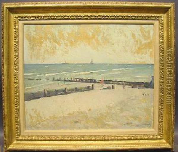 Cape May, New Jersey Oil Painting - Maurice, Morris Molarsky