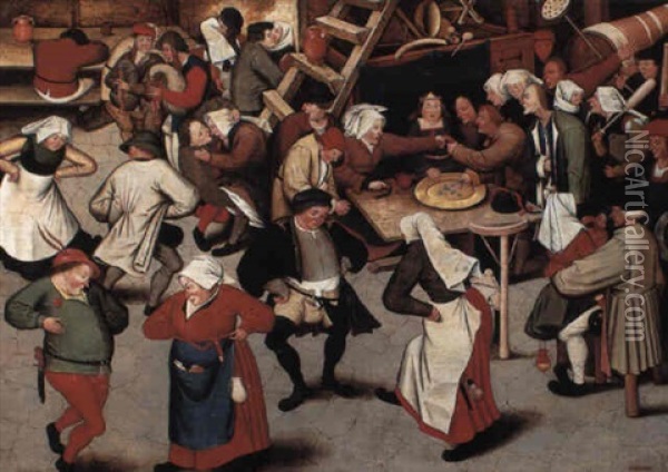 The Wedding Dance Oil Painting - Pieter Brueghel the Younger
