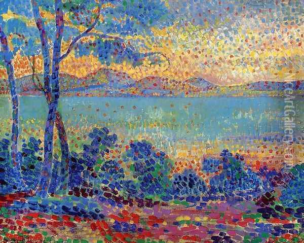 Provence Landscape I Oil Painting - Henri Edmond Cross