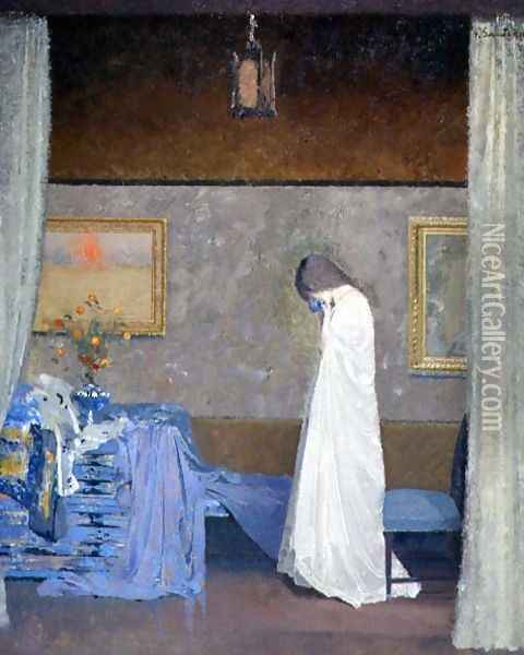 Memories of Love, 1911 Oil Painting - George Sauter