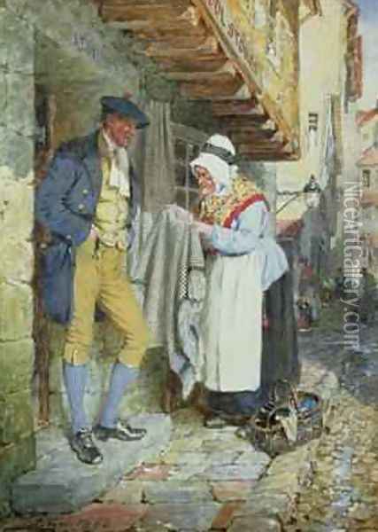 Ou ae oo 1884 Oil Painting - Erskine Nicol