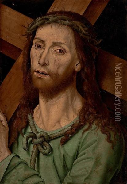 Christ As The Man Of Sorrows Oil Painting - Antonio Da Rimpacta