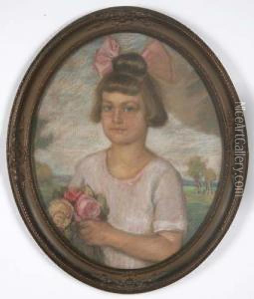 Portrat Der Ida Weil Oil Painting - Otto Weil