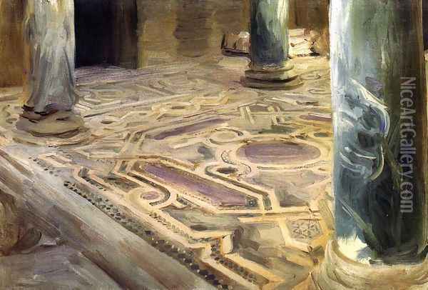 A Mosque, Cairo Oil Painting - John Singer Sargent