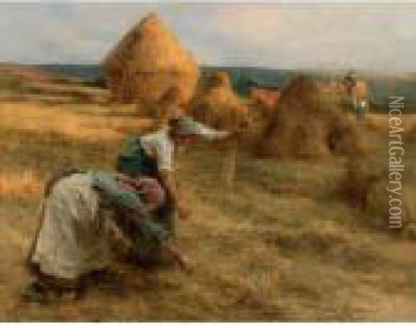 The Gleaners Oil Painting - Leon Augustin Lhermitte