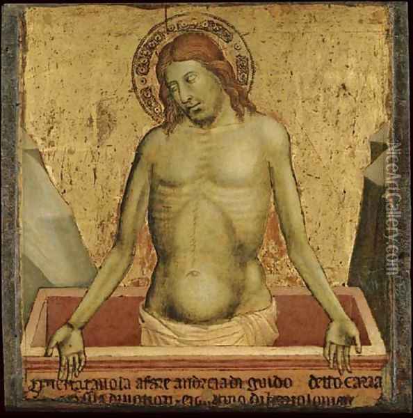 Christ as the Man of Sorrows Oil Painting - Martino Di Bartolomeo Di Biagio