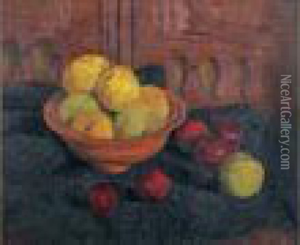 Nature Morte Aux Pommes Oil Painting - Paul Serusier