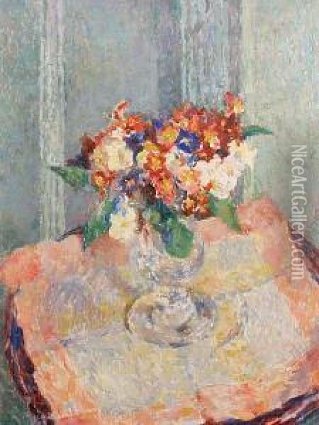 Early Spring Flowers Oil Painting - James Bolivar Manson
