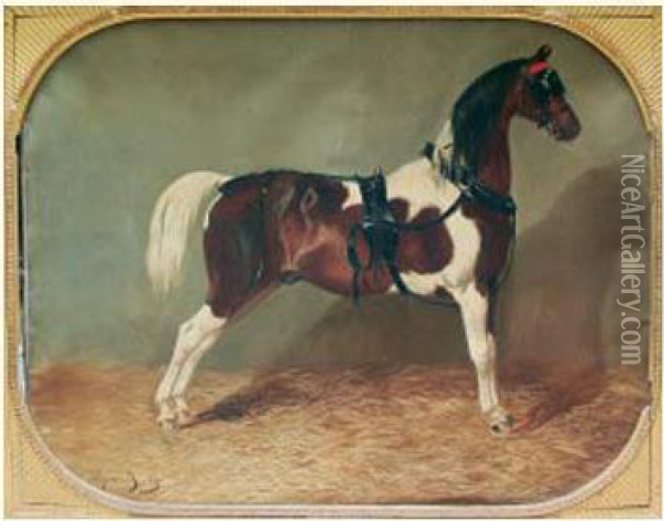 (actif Vers 1840-1860) Oil Painting - Louis Robert Heyrault