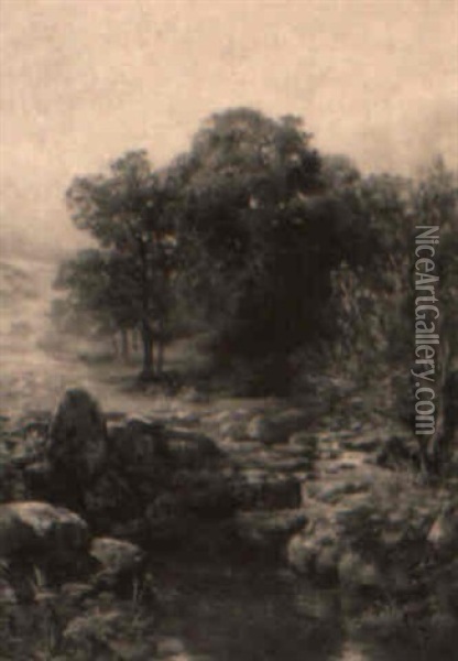 Englische Landschaft Oil Painting - Henry Charles Fox
