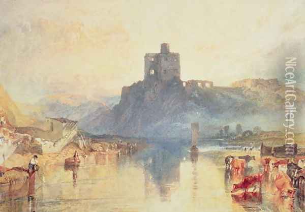 Norham Castle, 1824 Oil Painting - Joseph Mallord William Turner