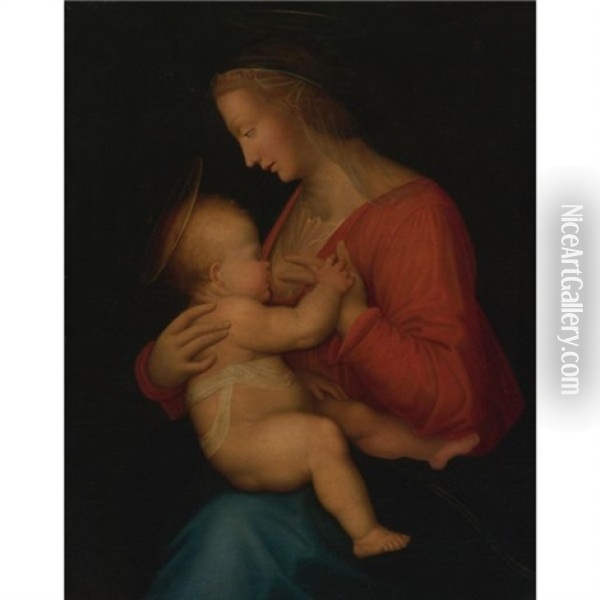 Madonna And Child Oil Painting -  Fra Bartolommeo