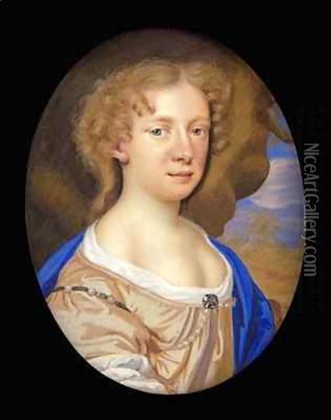 Portrait of Mary Beale Oil Painting - Charles Beale