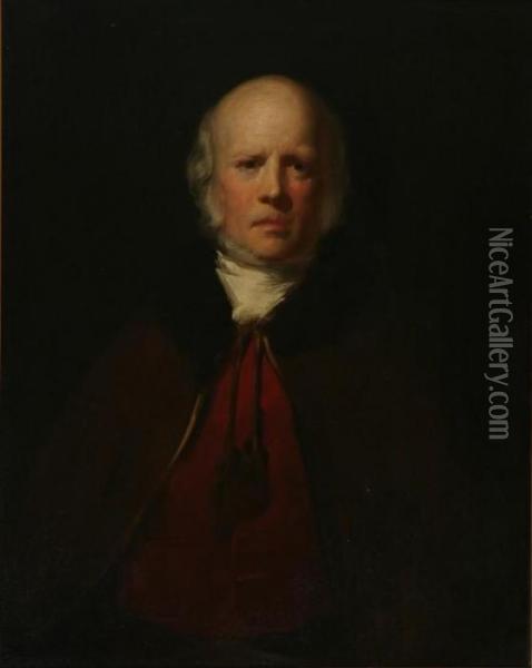 Portrait Of A Gentleman Oil Painting - Henry Wyatt