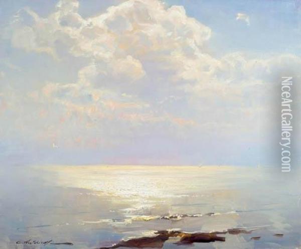 Coastline. Oil Painting - Constantin Alexandr. Westchiloff