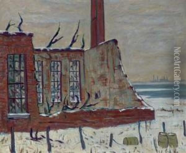The Dead Factory Oil Painting - Allen Tucker