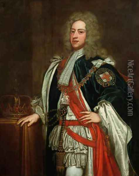 George II 1683-1760 Oil Painting - George Knapton