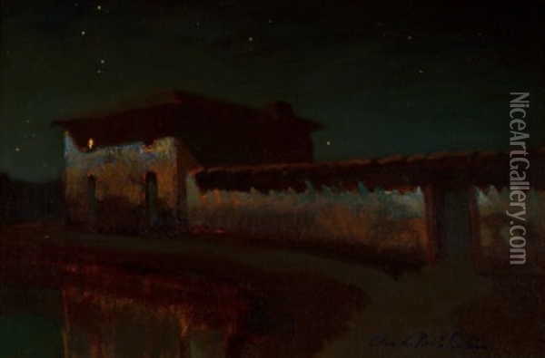 The House Of The Four Winds Oil Painting - Charles Rollo Peters