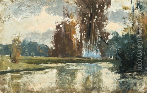 River View Oil Painting - Eugene Jules Joseph Laermans