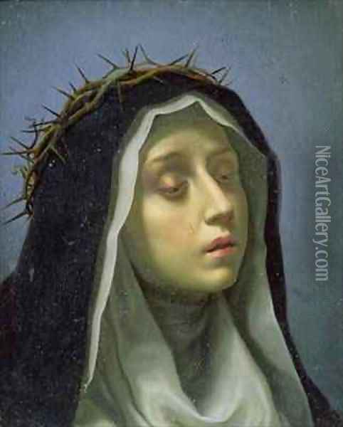 St Catherine of Siena Oil Painting - Carlo Dolci