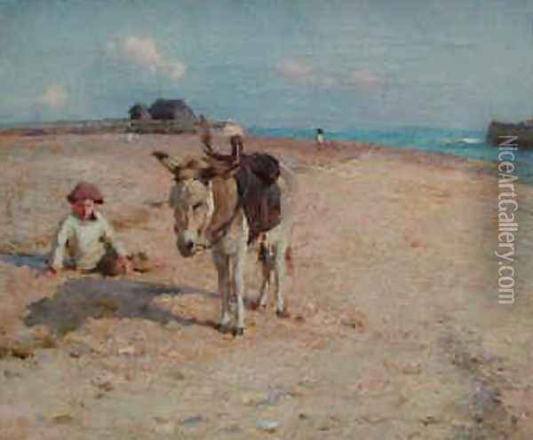 On Suffolk Sands, 1887 Oil Painting - Walter Frederick Osborne