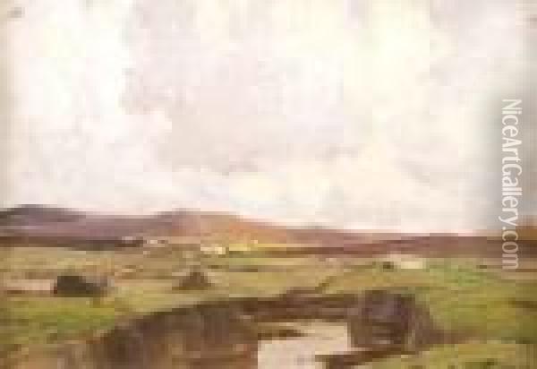 Boglands 
Donegal Oil Painting - James Humbert Craig