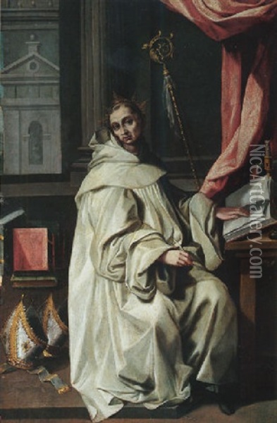 Saint Bruno Oil Painting - Vicente Carducho