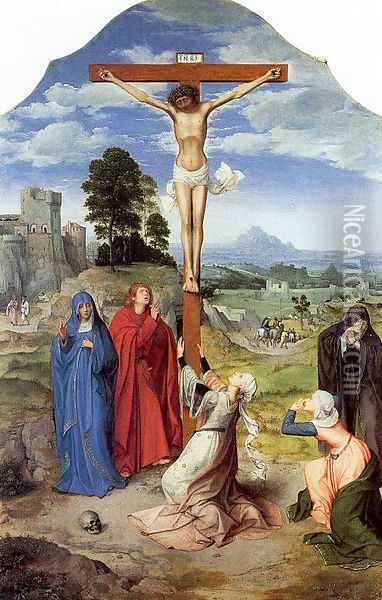 The Crucifixion After 1515 Oil Painting - Workshop of Quentin Massys