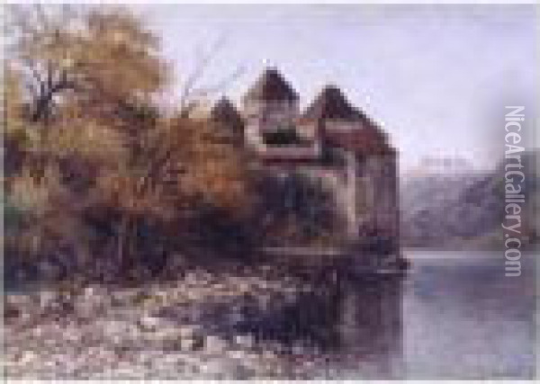 Chateau De Chillon Oil Painting - Gustave Courbet