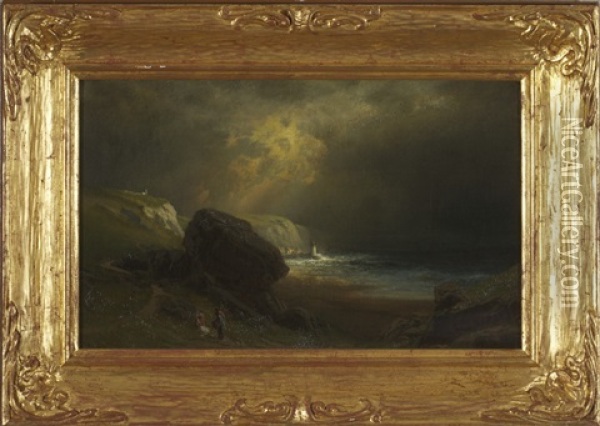 Along The Coast Oil Painting - James Fairman