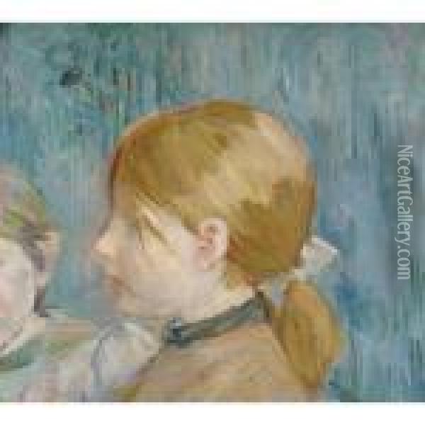 Tete De Jeannie Oil Painting - Berthe Morisot