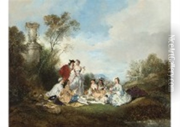 Party Oil Painting - Henry Andrews