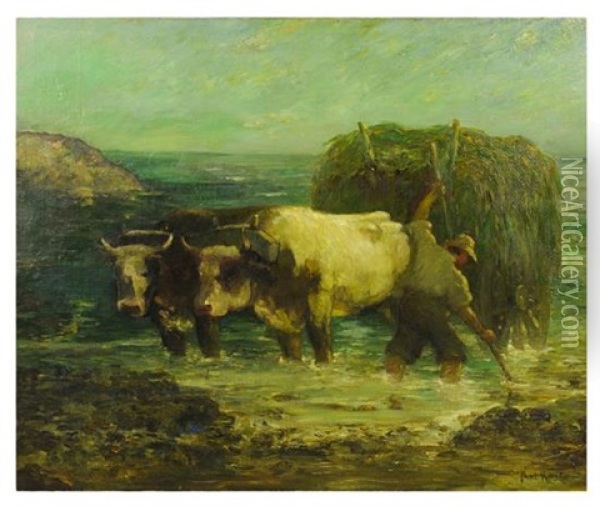 The Seaweed Gatherer Oil Painting - Paul Bernard King