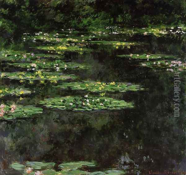 Water-Lilies V Oil Painting - Claude Oscar Monet